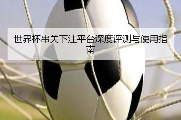 世界杯串关下注平台深度评测与使用指南